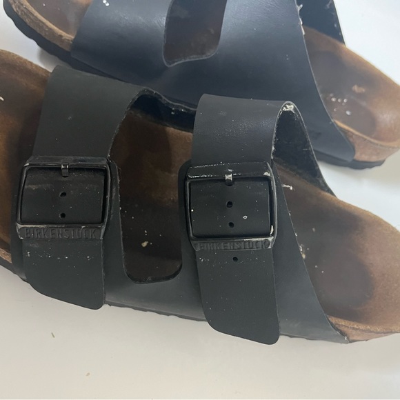Women black Arizona Birkenstocks - Picture 2 of 4